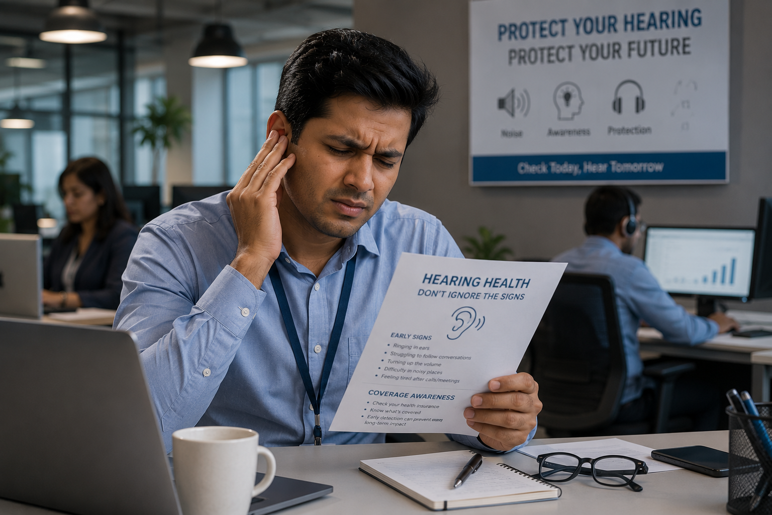 Hearing Loss in Working Professionals: Early Signs and Coverage Awareness